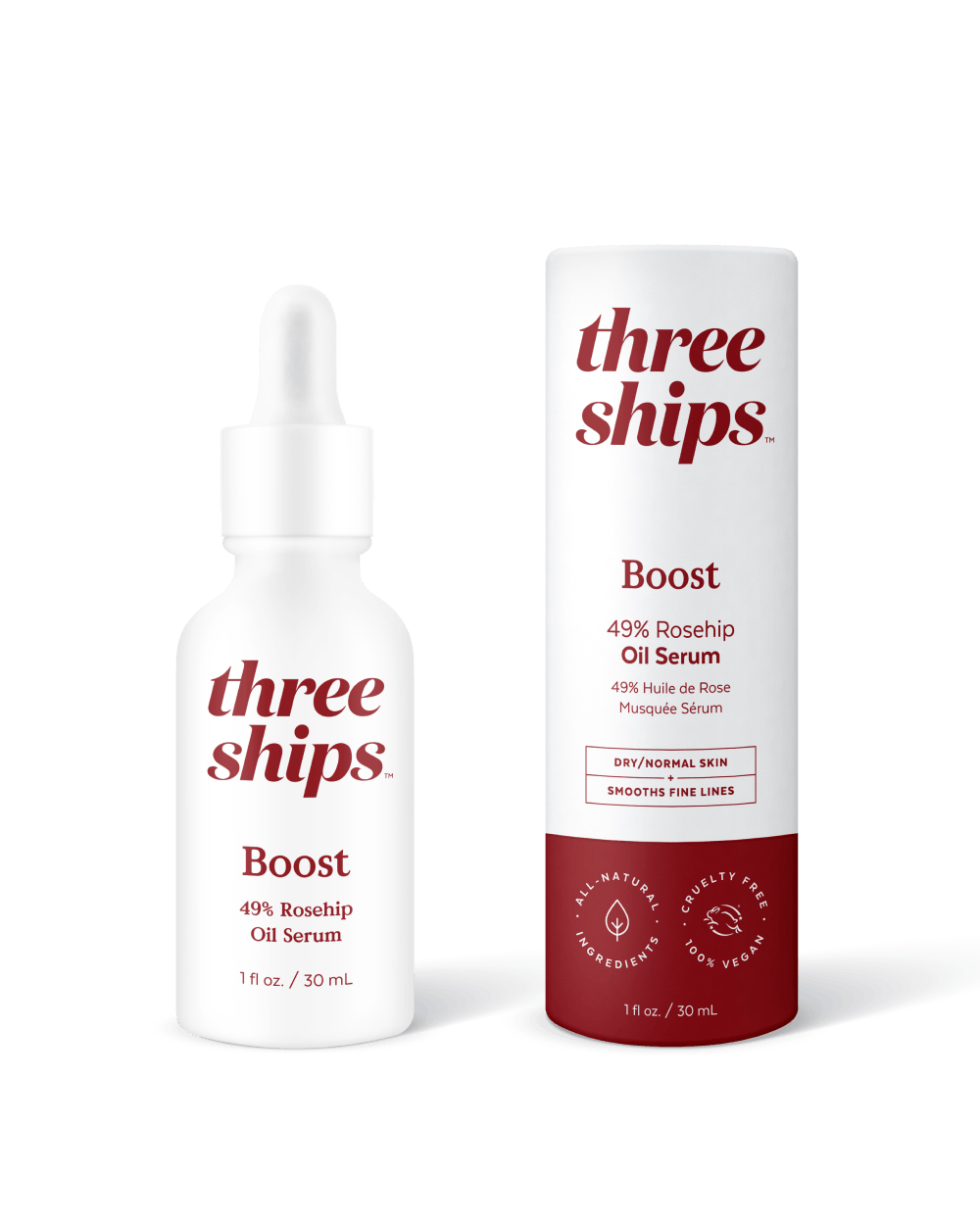 Boost 49% Rosehip Oil Serum - Three Ships Beauty - Consumerhaus