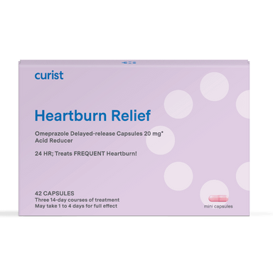 Heartburn Relief Capsules - Omeprazole (42-Count) - Curist - Consumerhaus