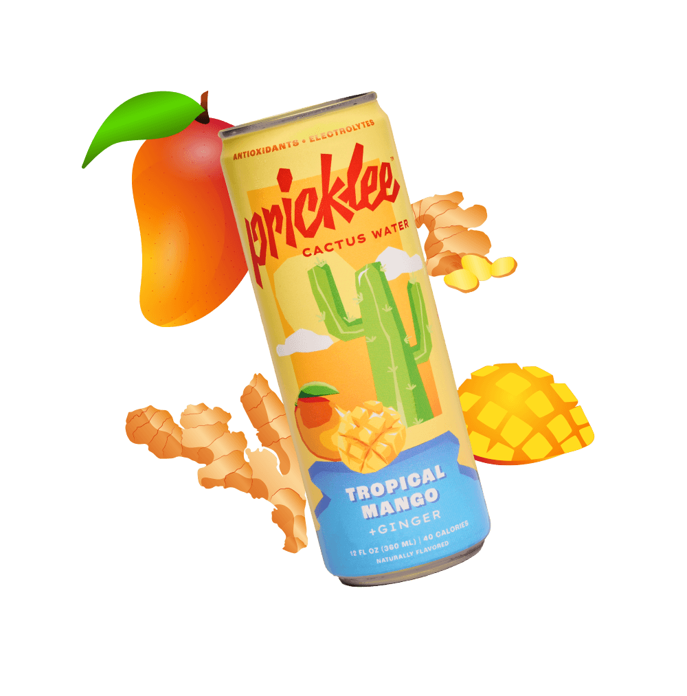 Mango Ginger Cactus Water (12-Pack) - Pricklee - Consumerhaus