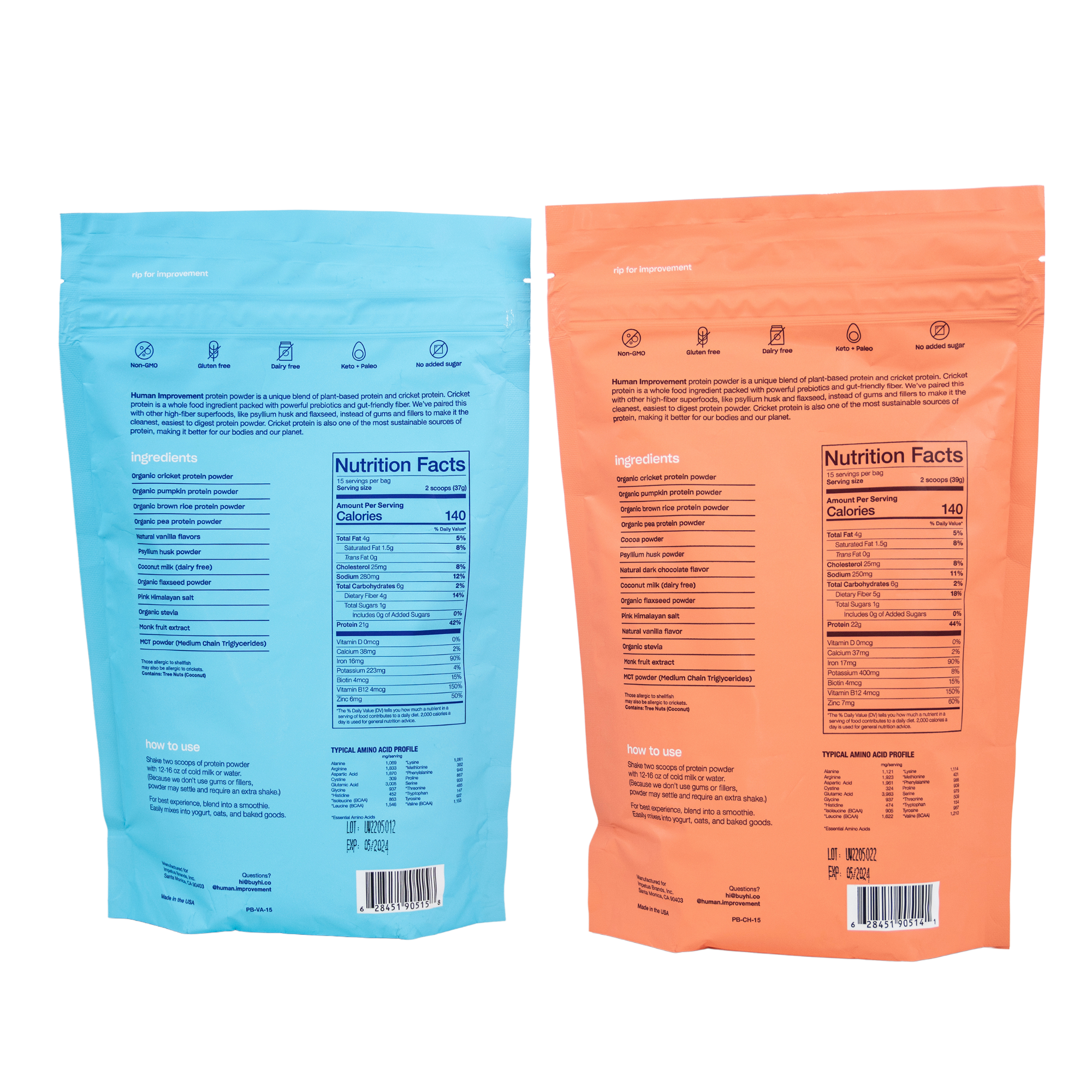 Protein Powder Mix Pack (2-Pack)