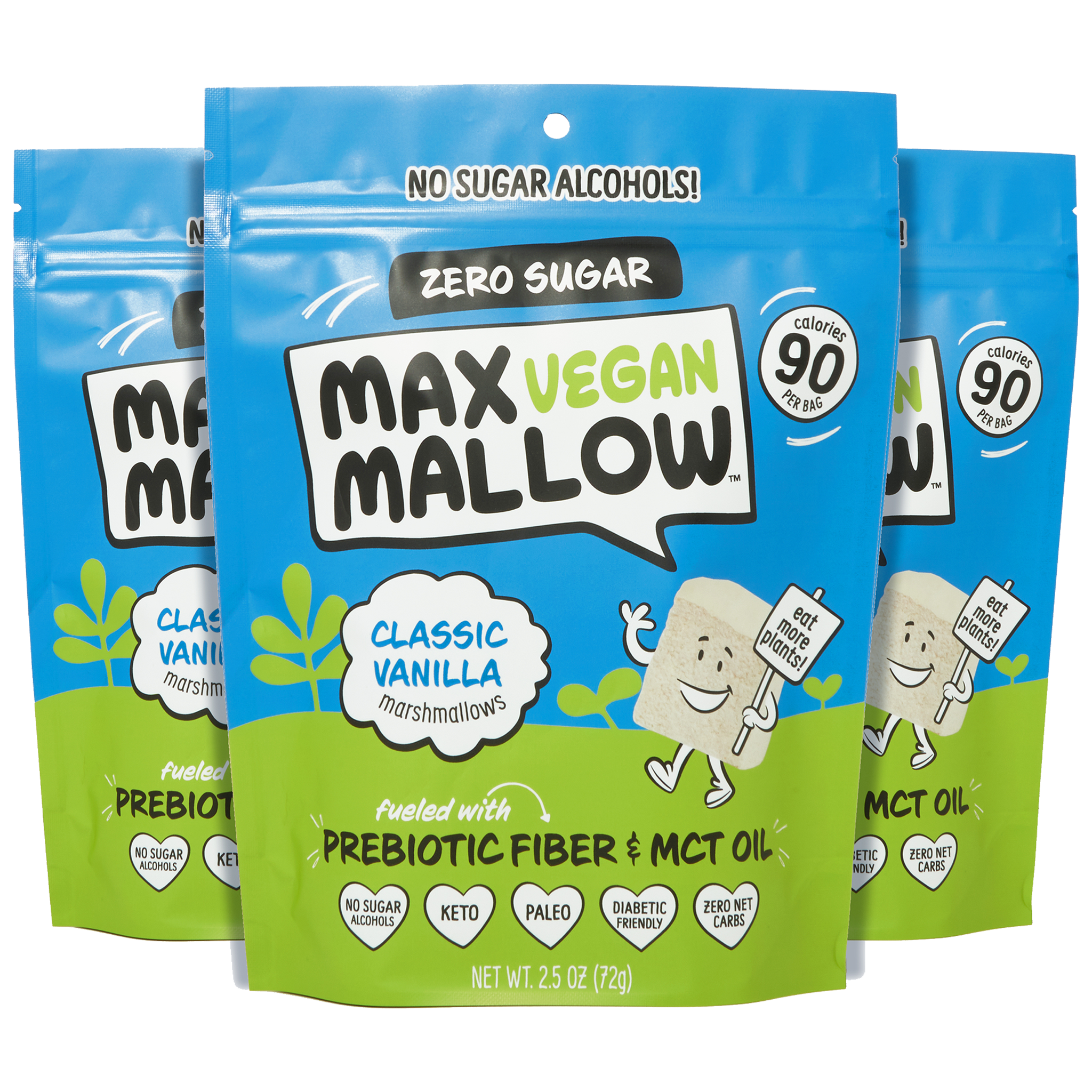Vegan Vanilla Keto Marshmallows (3-Pack)