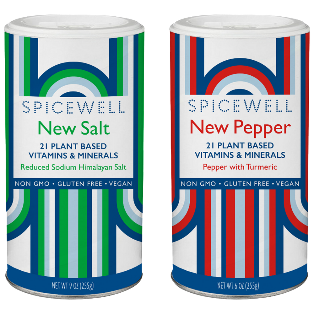 New Salt and Pepper Superfood Shaker Duo