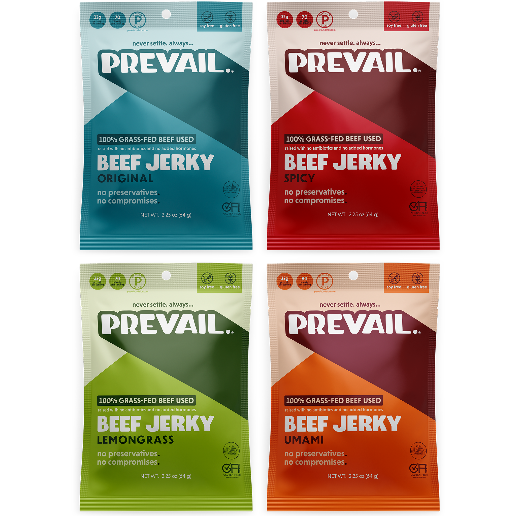 Beef Jerky Variety Pack (4-Pack)