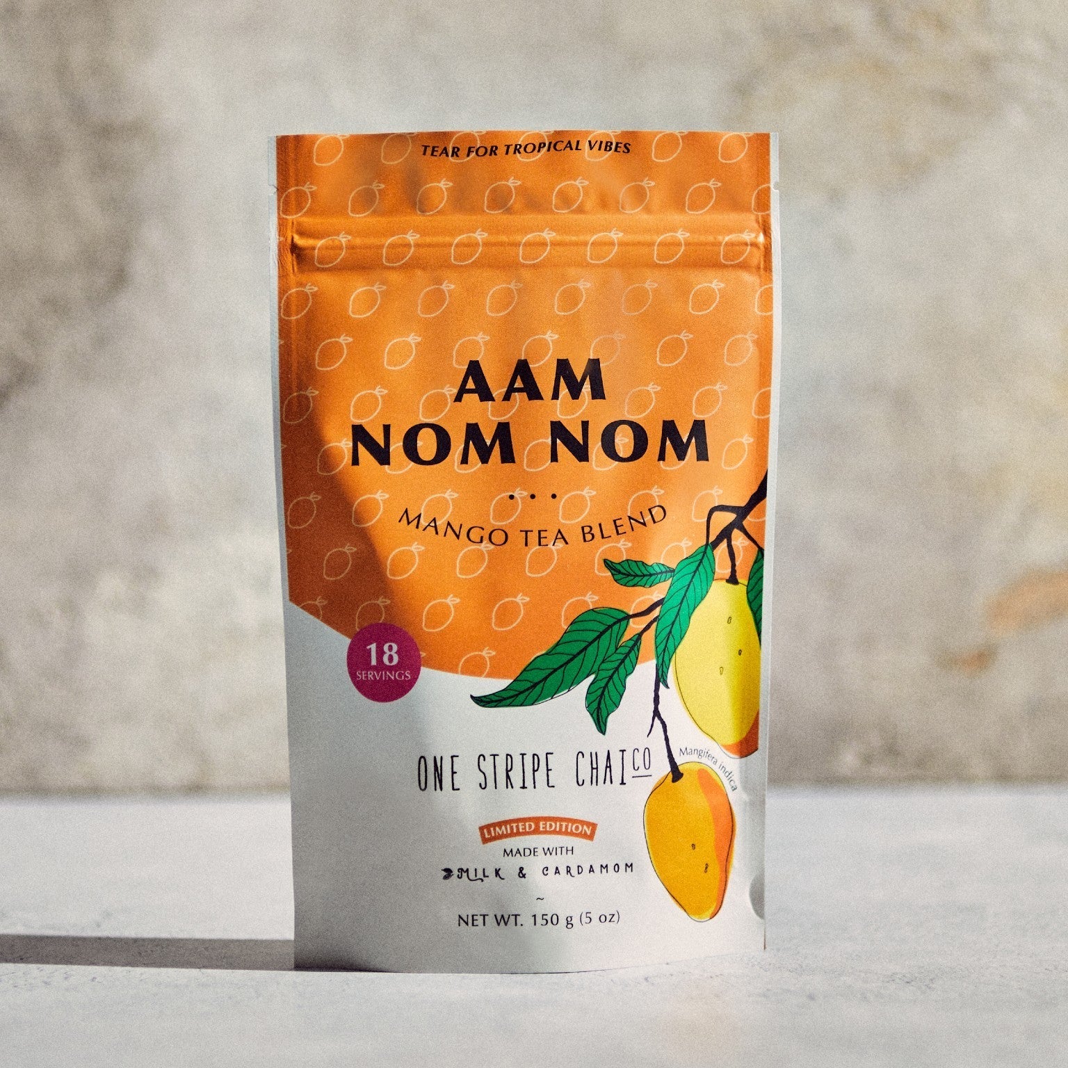 Aam Nom Nom Mango Tea Blend - One Stripe Chai - Consumerhaus