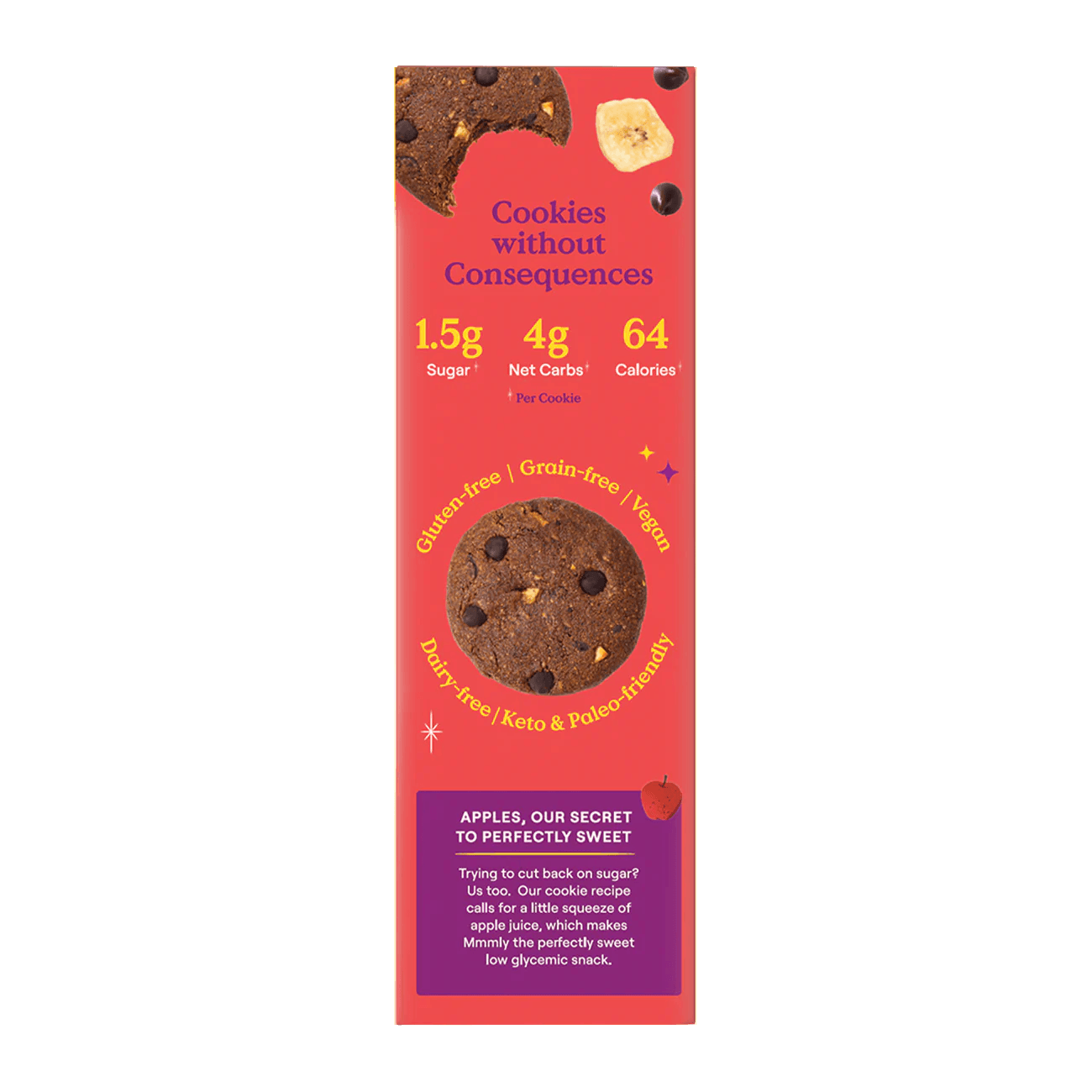 Banana Chocolate Chip Soft Cookie (3-Pack) - Mmmly - Consumerhaus
