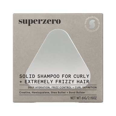 Deep Moisture + Anti Frizz Shampoo Bar for Curly, Coily, Frizzy Hair - Superzero - Consumerhaus