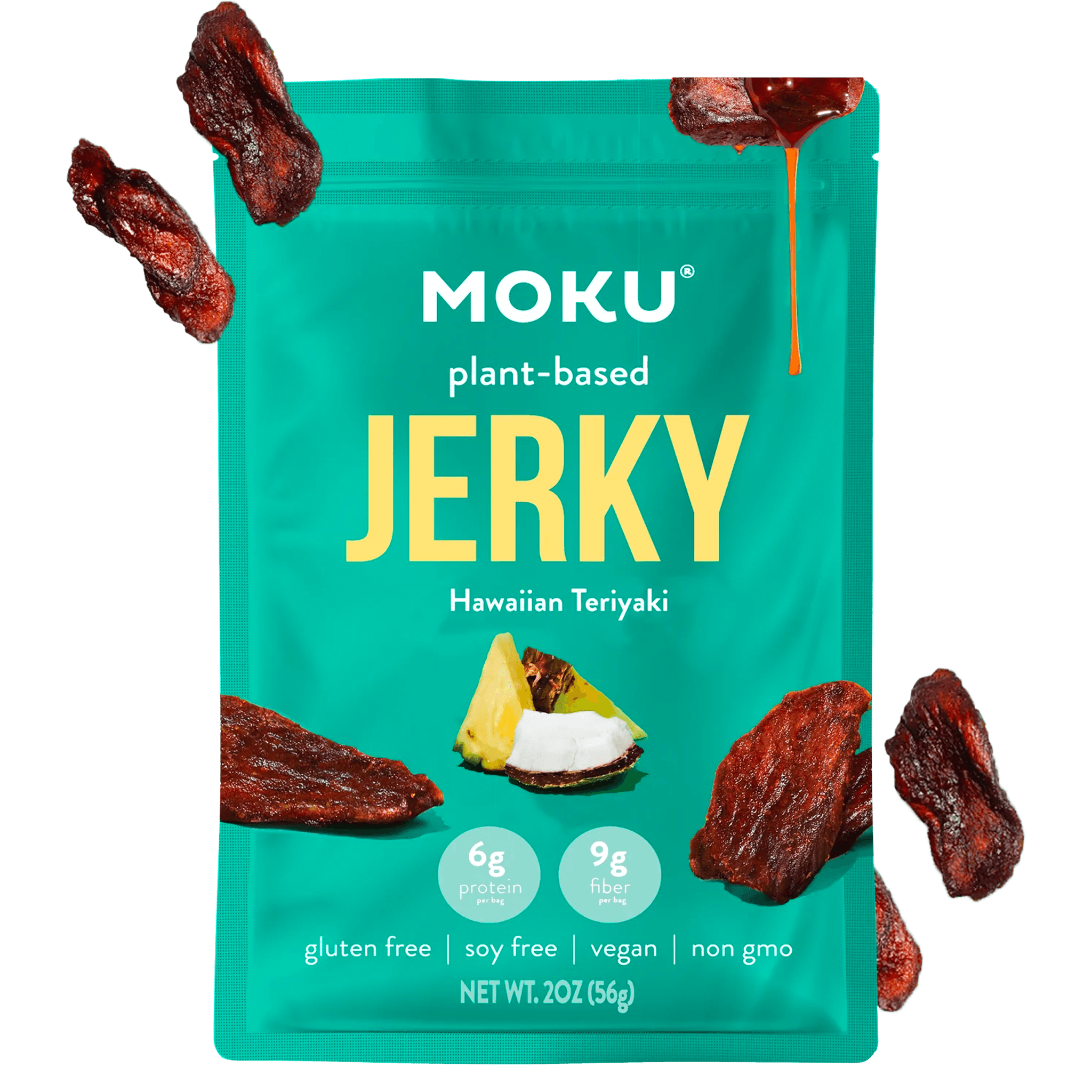 Hawaiian Teriyaki Mushroom Jerky - Moku Foods - Consumerhaus