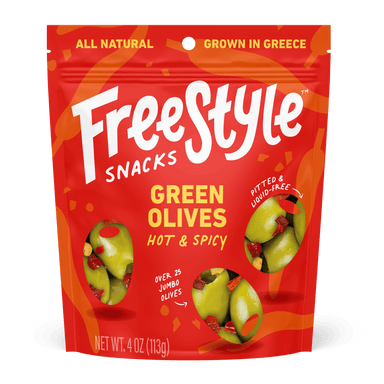 Hot & Spicy Green Olives (6-Pack) - Freestyle Snacks - Consumerhaus