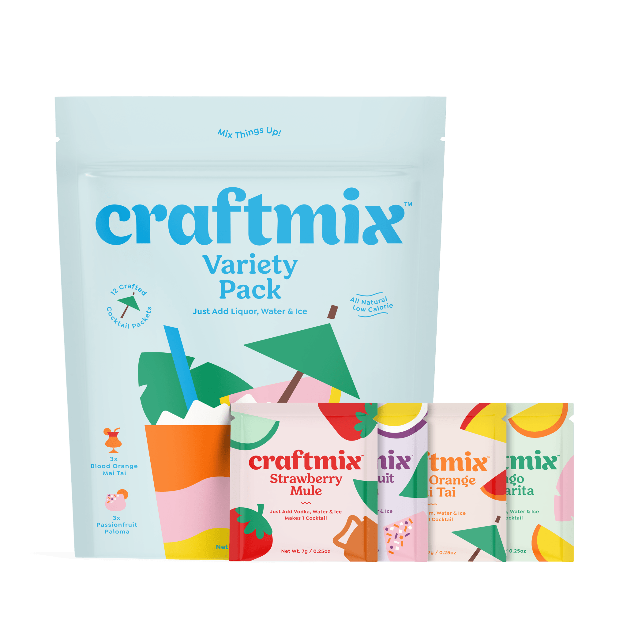 Instant Cocktail Mix Variety Pack (12-Pack) - Craftmix - Consumerhaus