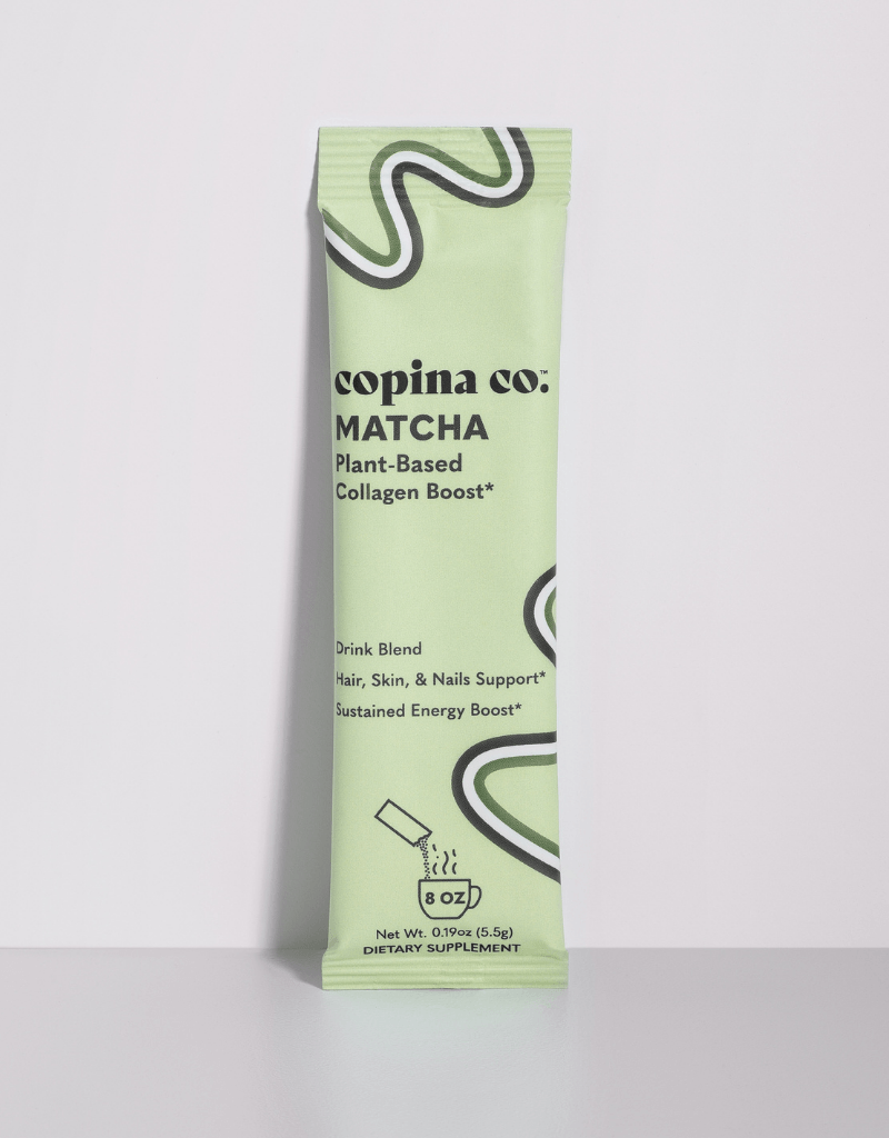 Matcha Plant-Based Collagen Boost Drink Blend Stick Packs - Copina Co. - Consumerhaus