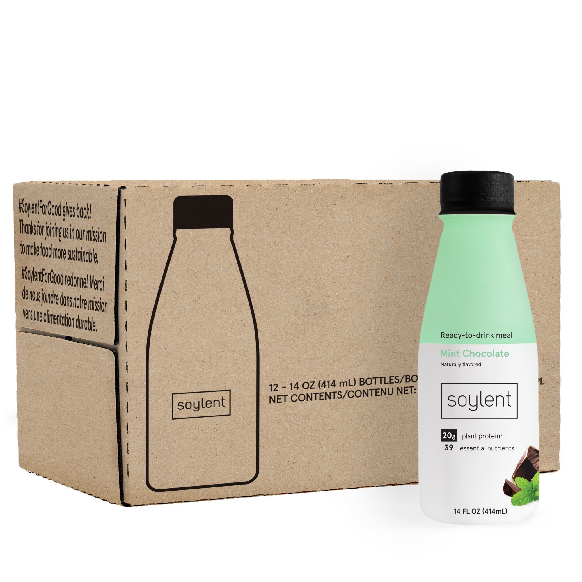 Mint Chocolate Complete Meal Drink (12-Pack) - Soylent - Consumerhaus