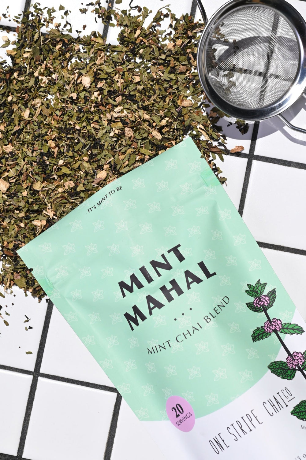 Mint Mahal Mint Chai Blend - One Stripe Chai - Consumerhaus