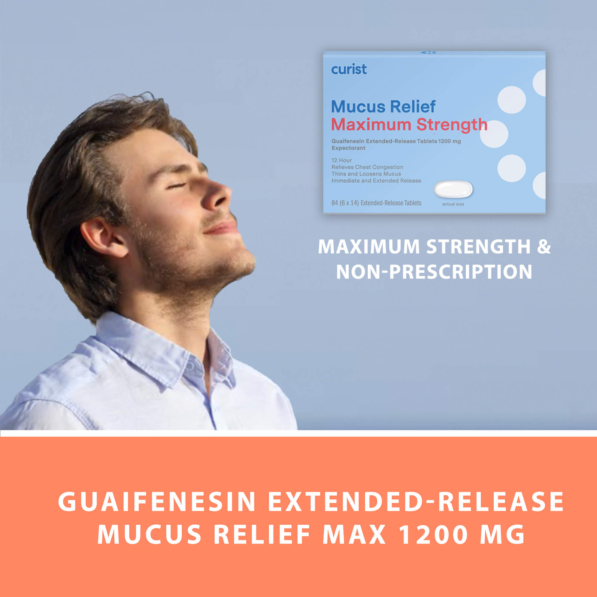 Mucus Relief Max Strength Tablets (84-Count) - Curist - Consumerhaus