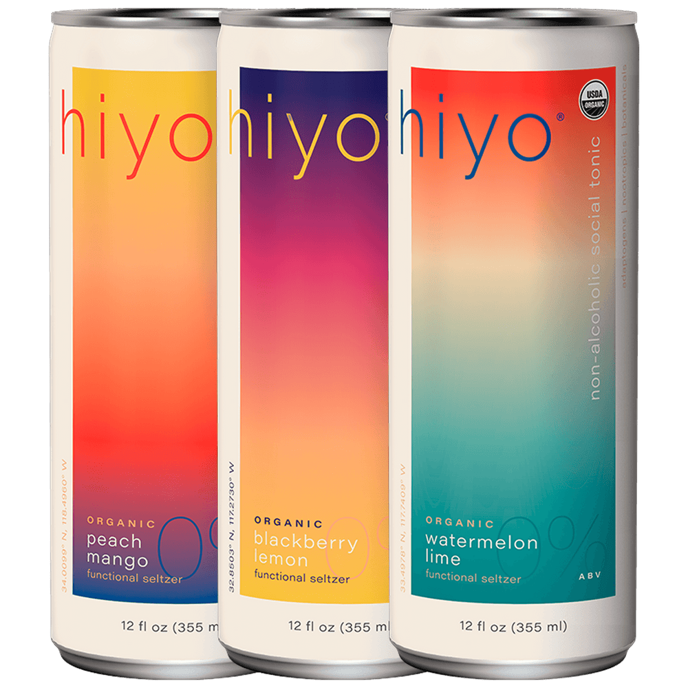 Non-Alcoholic Seltzer Variety Pack (12-Pack) - Hiyo - Consumerhaus