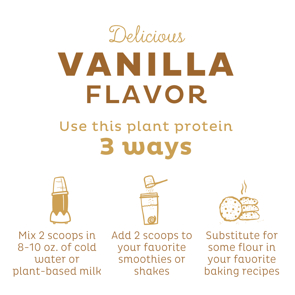 Organic Vanilla Plant Protein (28 Servings) - KOS - Consumerhaus