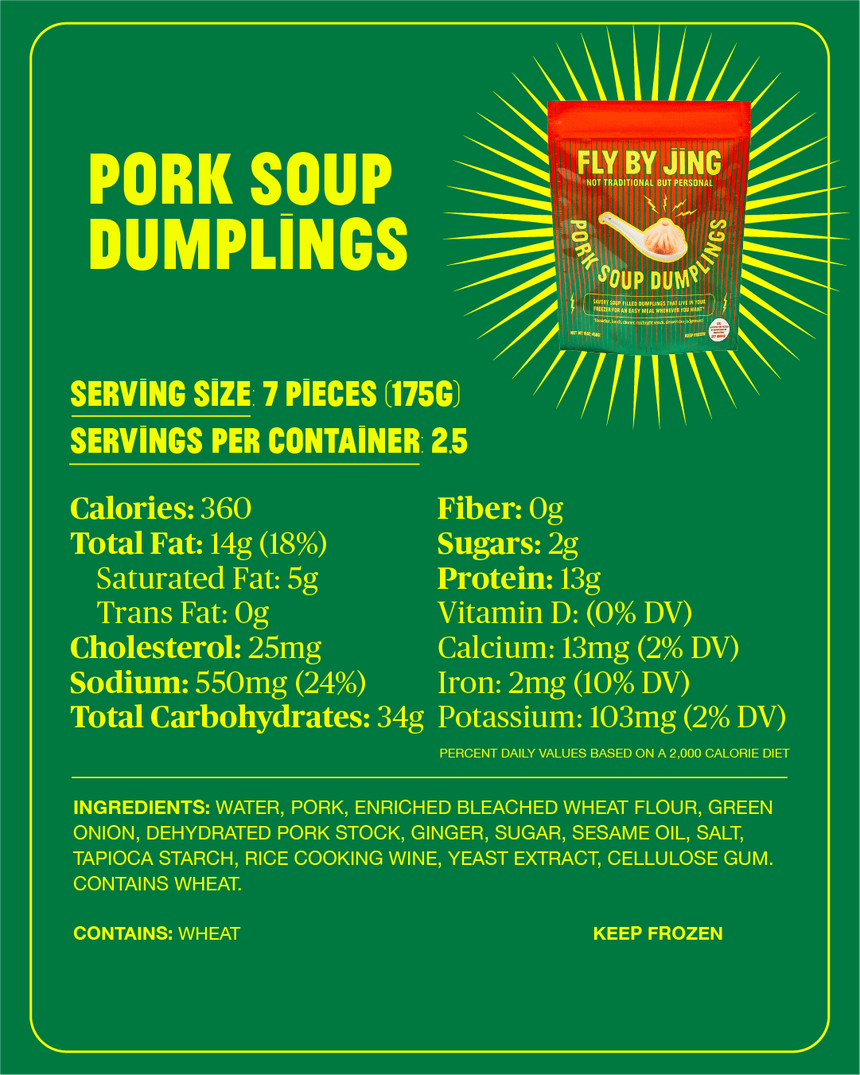 Pork XLB Soup Dumplings - Fly By Jing - Consumerhaus