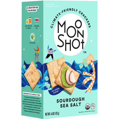 Sourdough Sea Salt Climate-Friendly Crackers - Moonshot Snacks - Consumerhaus