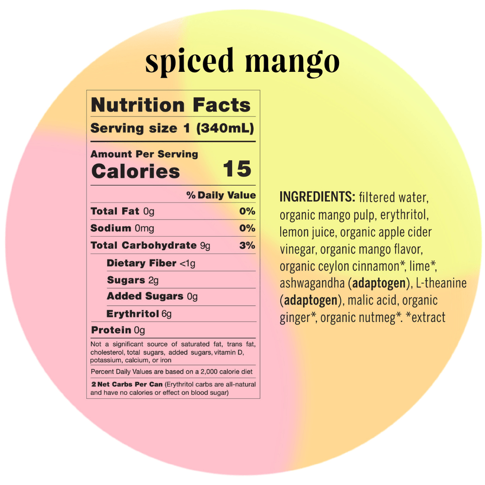 Spiced Mango Adaptogen Drink (12-Pack) - Moment - Consumerhaus