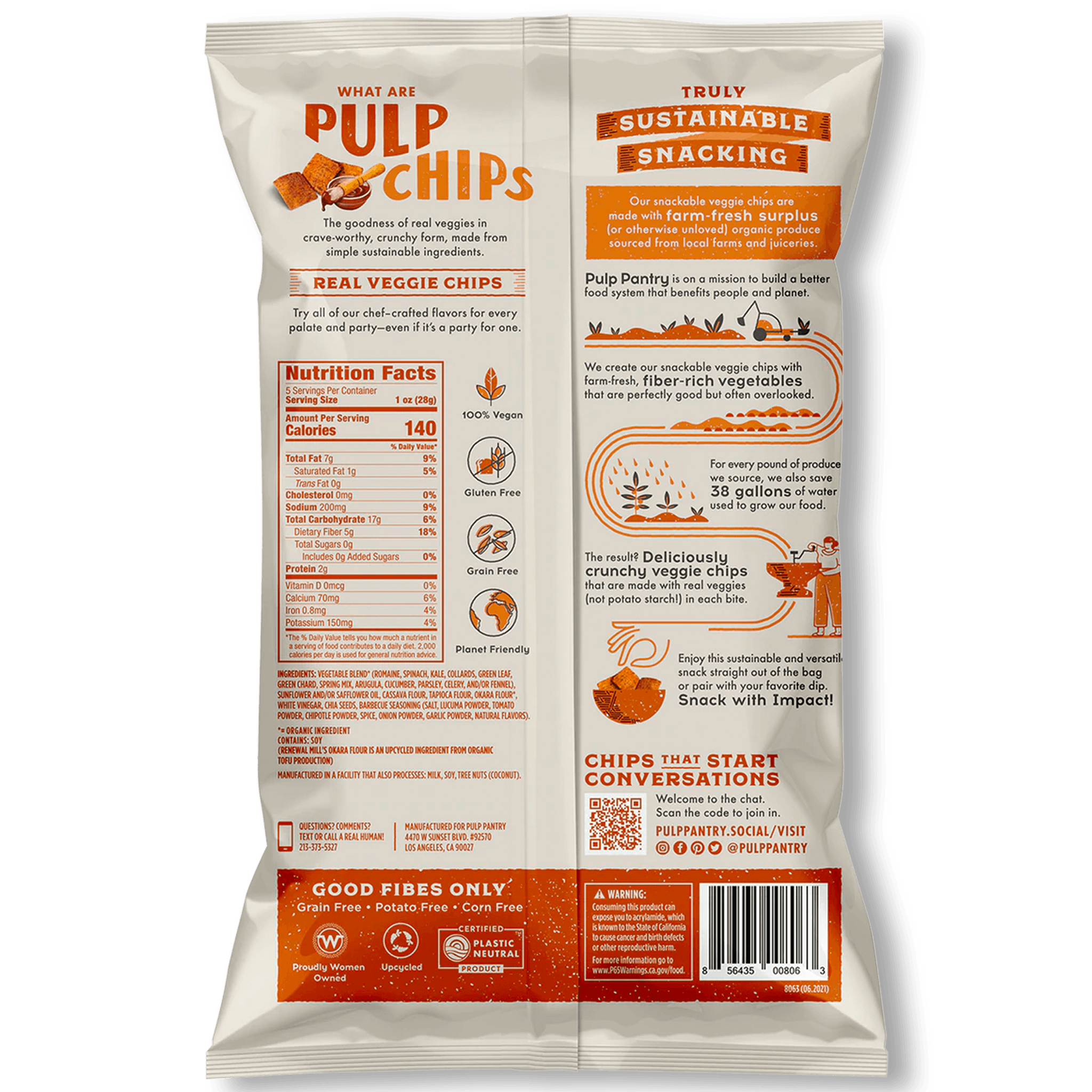 Spicy Barbecue Pulp Chips - Pulp Pantry - Consumerhaus