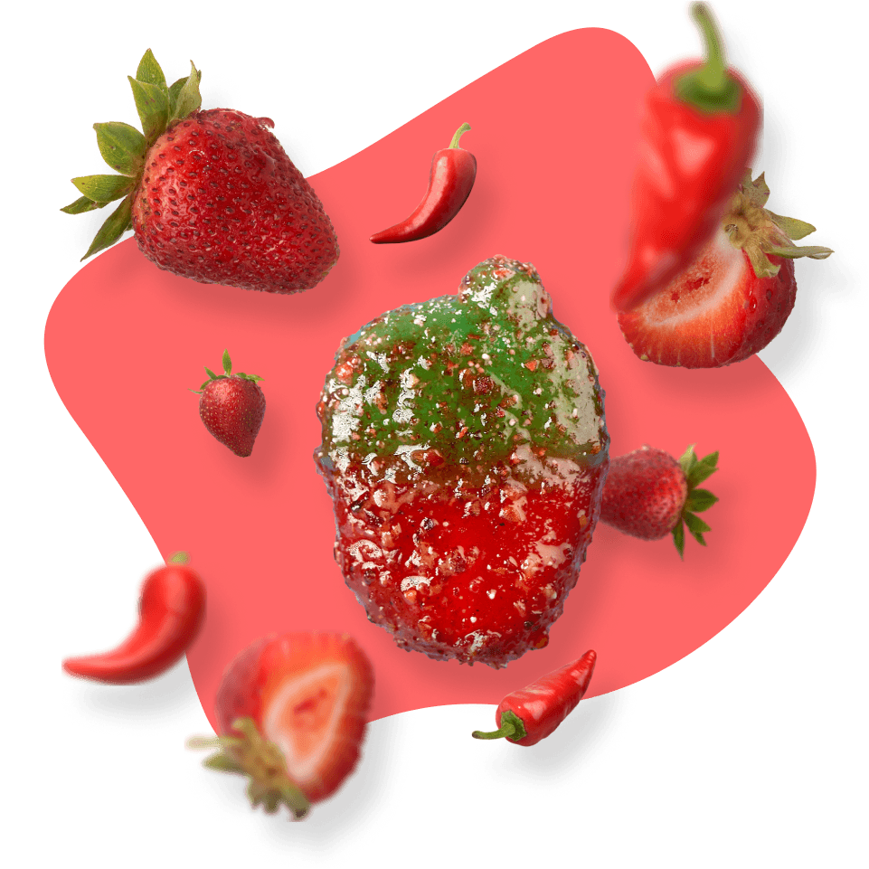 Strawberry Bites Chili Candy - Chili Chews - Consumerhaus