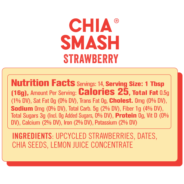 Strawberry Chia Superfood Jam - Chia Smash - Consumerhaus