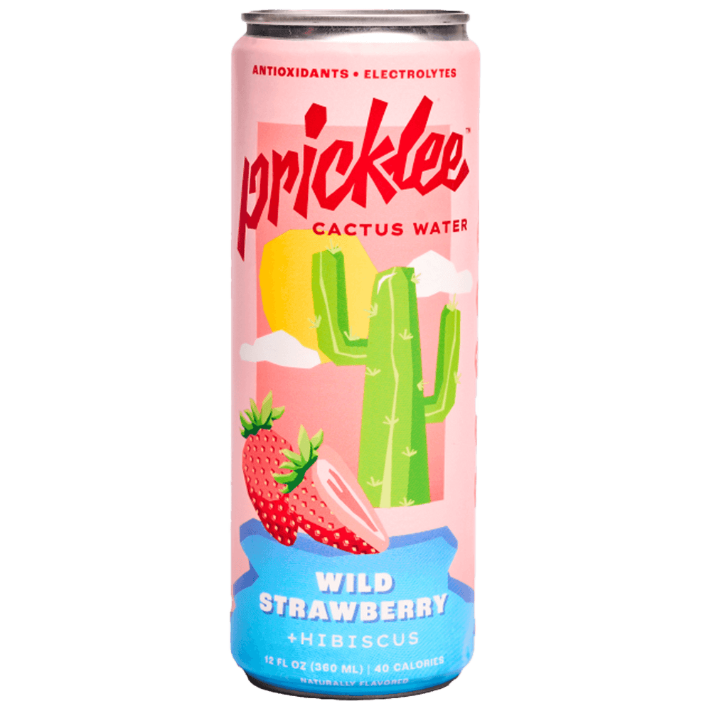 Strawberry Hibiscus Cactus Water (12-Pack) - Pricklee - Consumerhaus