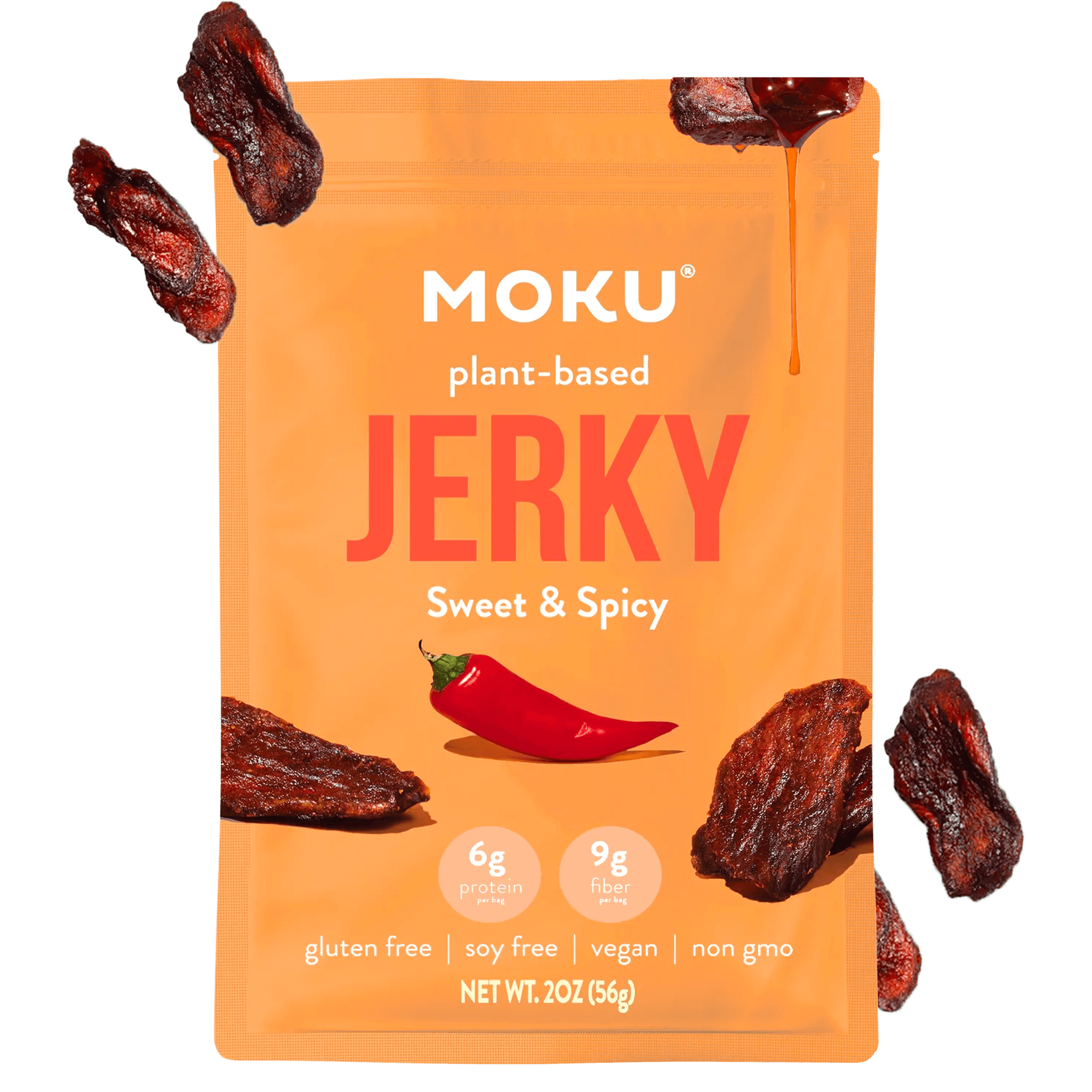 Sweet & Spicy Mushroom Jerky - Moku Foods - Consumerhaus