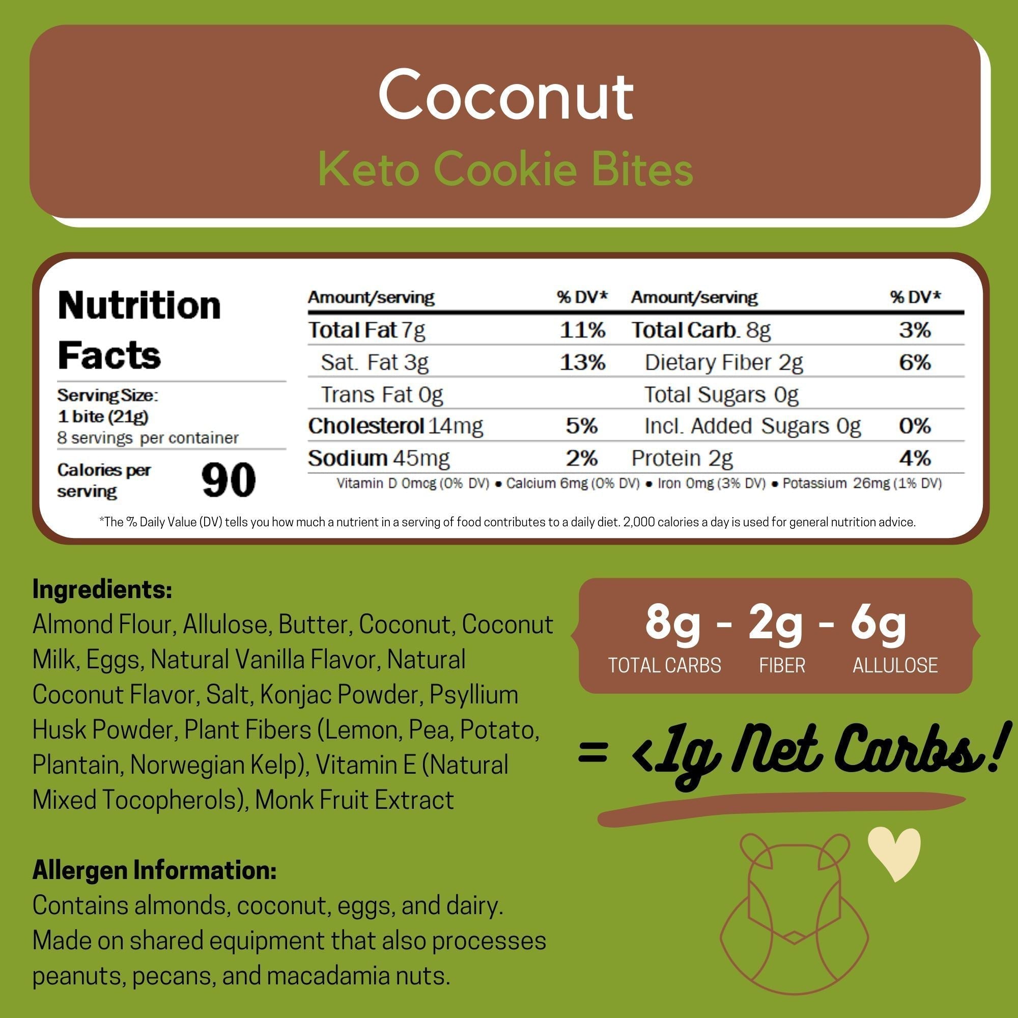 Toasted Coconut Keto Cookie Bites - ChipMonk Baking - Consumerhaus