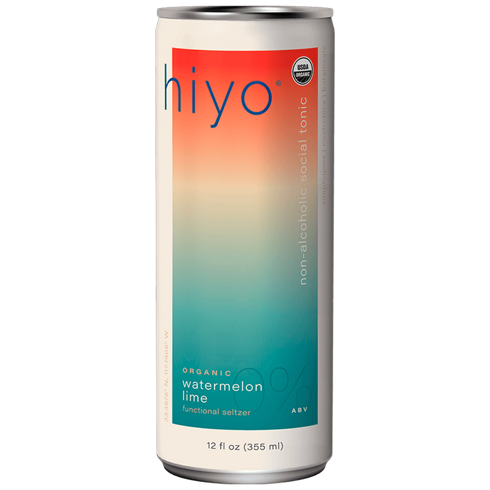 Watermelon Lime Non-Alcoholic Seltzer (12-Pack) - Hiyo - Consumerhaus